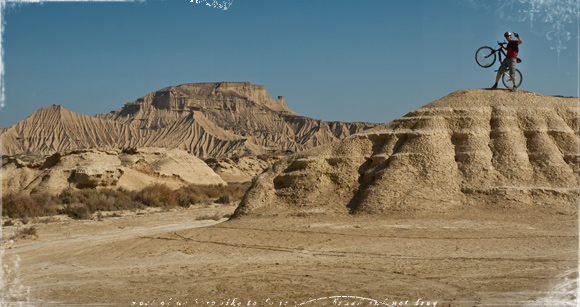 Ruta BTT al rededor de Las Bárdenas Reales, Navarra