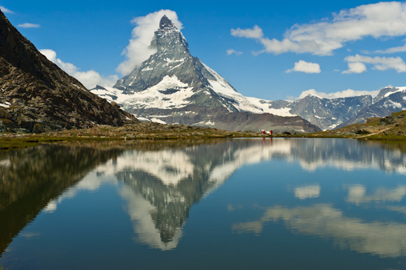 Matterhorn o Monte Cervino desde el lago Riffelsee