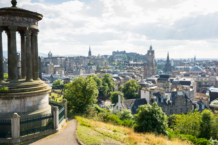 Vistas de Edimburgo desde Calton Hill