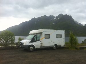 Área de descanso junto a la bahía Laupstadosen