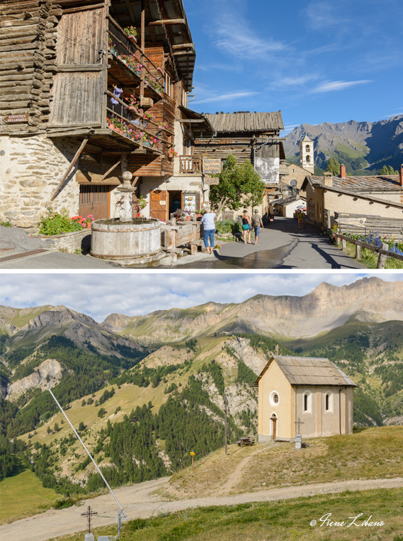 Calles de St. Veran y su ermita