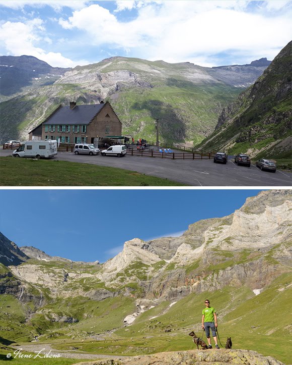 Parking del Plateau du Maillet, alrededores del parking y el refugio