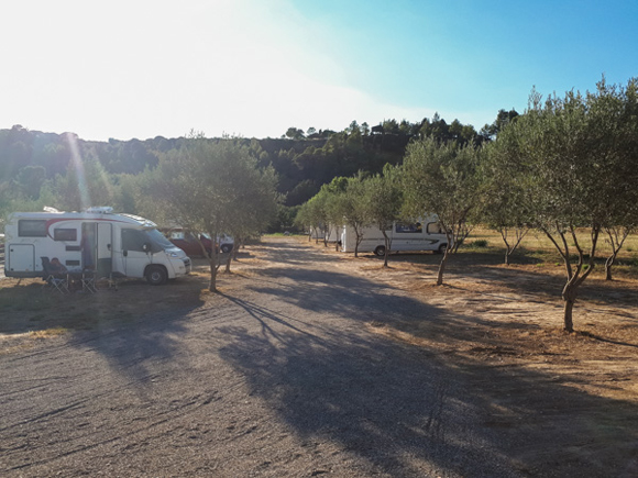 Área de autocaravanas de Lagrasse