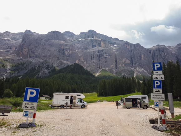 Área de autocaravanas de Plan di Gralba