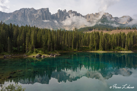 Lago di Carezza en autocaravana