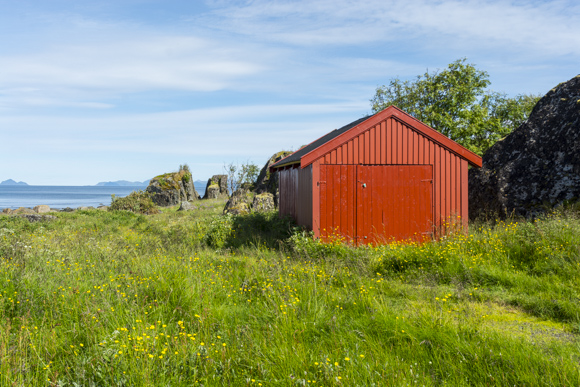 Caseta de aperos típica noruega