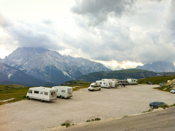 Parking de las Tres Cimas