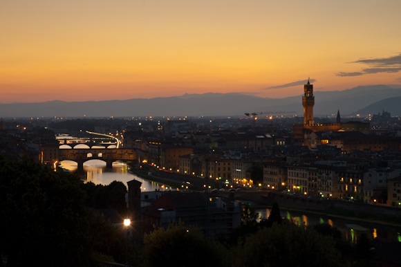 Vista de Florencia desde la Plaza Michelangelo