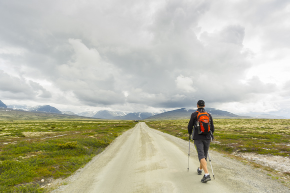 Camino al lago Rondvatnet