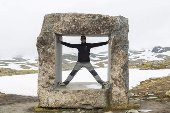 Escultura del área de Mefjellstien