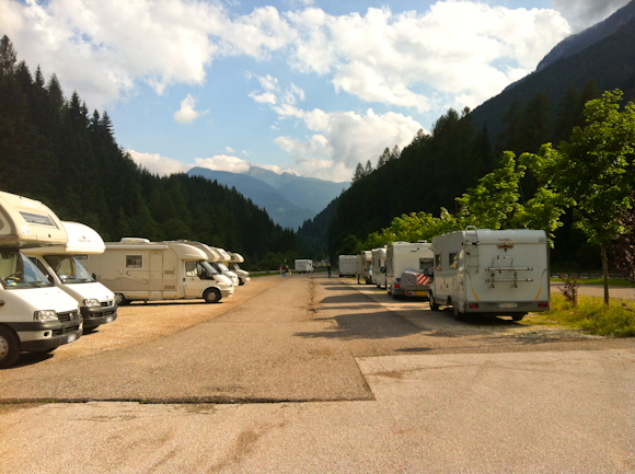 Área de autocaravanas de Predazzo