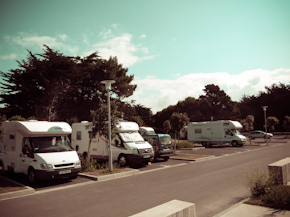 Área de autocaravanas en Quiberon