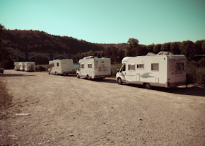 Zona de parking de Cahors