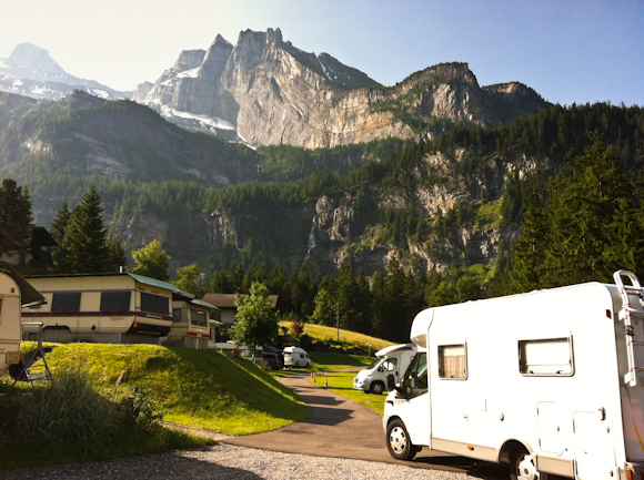 Vistas desde el Camping Rendex-vous