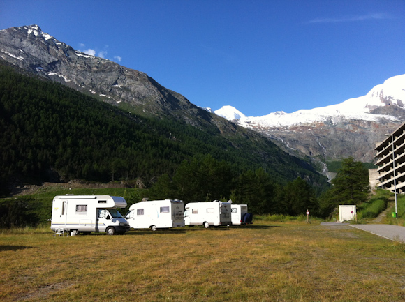 Área de pernocta de Saas Fee