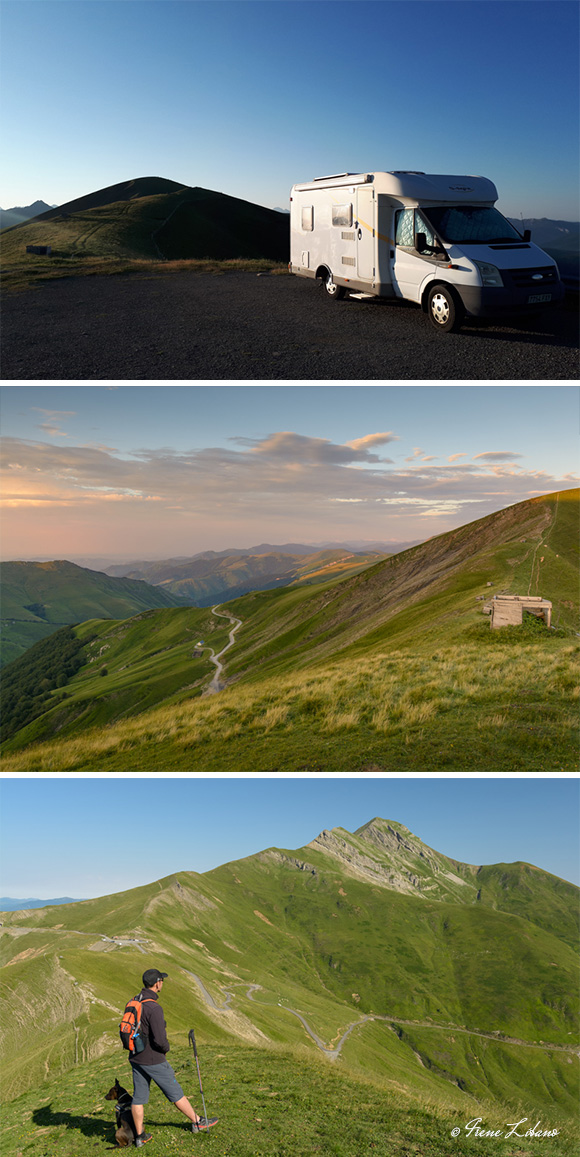 Puerto de Larrau, parking y pico Ori