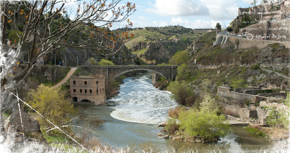 Río Tajo a su paso por Toledo