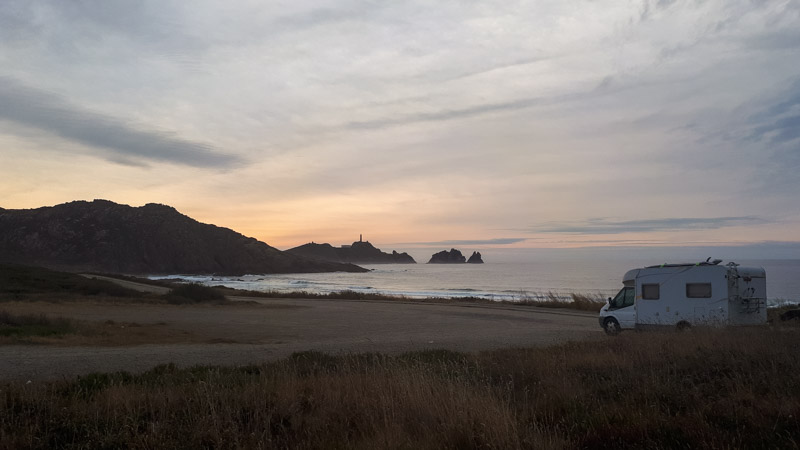 Playa da Balea en autocaravana, Galicia