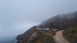 Parking Faro de Finisterre en autocaravana, Galicia