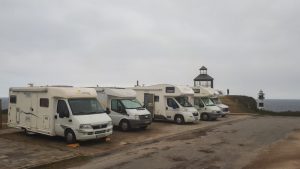 Faro de Isla Pancha en autocaravana, Galicia