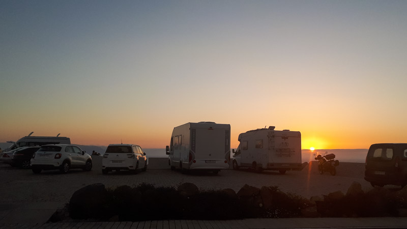 Parking faro Estaca de Bares, Galicia