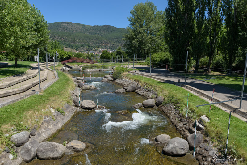 Parque Olímpico del Segre, un canal artificial de piragüismo