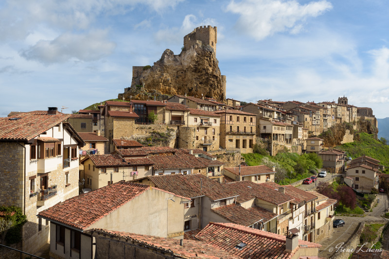 Vistas de Frías desde el mirador de la entrada