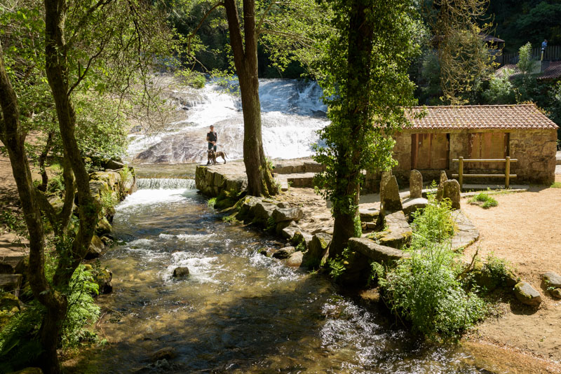 Cascadas de Barosa, Galicia, en autocaravana