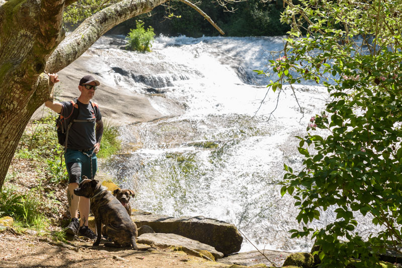 Cascadas de Barosa, Galicia, en autocaravana