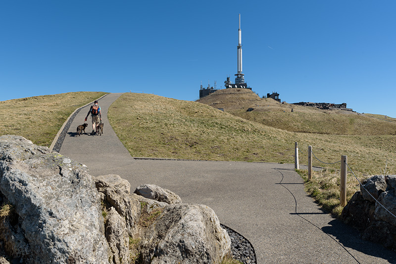 Puy de Dôme, Auvernia, Francia, en autocaravana