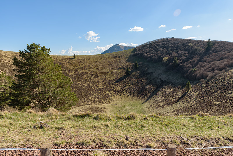 Puy de Pariou, Auvernia, Francia, en autocaravana